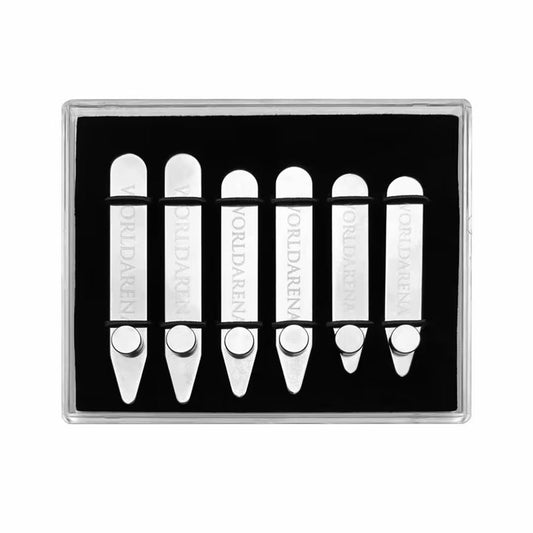 Worldarena Magnetic Collar Stay Set (3-Pair Variety Pack